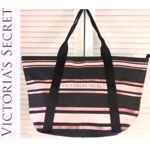 Victoria’s Secret large tote bag pink and black
